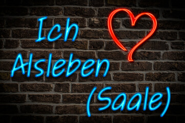Obraz premium Alsleben (Saale)