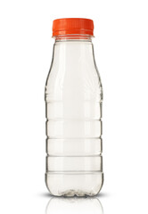 small plastic bottle with water