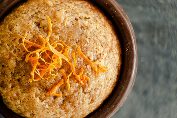 Muffin sans gluten fait maison à la clémentine et aux graines de fenouil - Aliment sans gluten