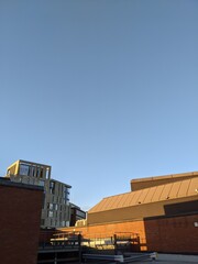 Buildings at Sunset