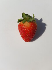 strawberry with whtie background