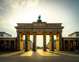Brandenburg gate in summer day, Berlin