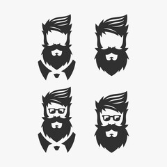 Beardman Logo Design Templates