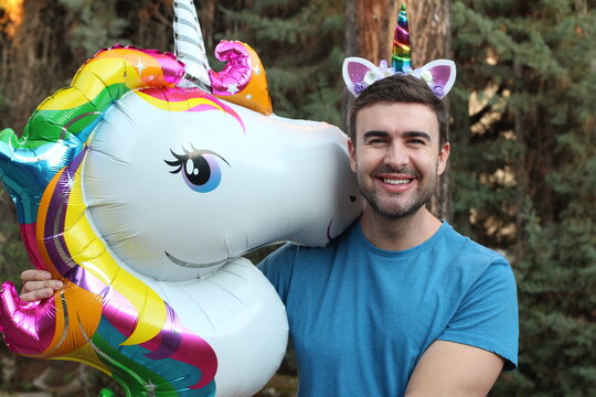 Proud and handsome man celebrating diversity 