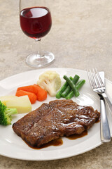 pan-fried boneless pork chop