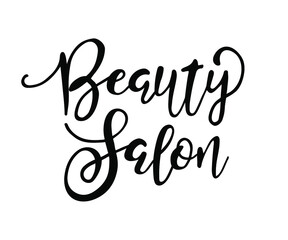 Beauty salon logo, professional hairdresser and makeup artist icon, vector illustration. Template for cosmetic salon, beauty center