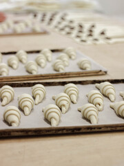 the process of making classic croissants