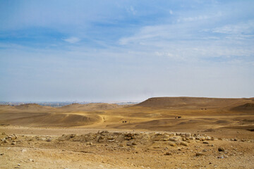 View on a Giza plateau, Cairo. Egypt