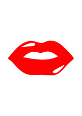 Woman and Man vector lips and mouth, silhouette and glossy, Woman's lip gestures icon vector set. Girl mouths close up expressing different emotions