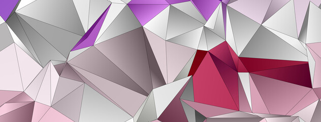 3d Triangles, abstract  background. Design wallpaper.