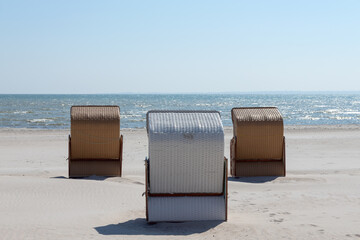 Strandstimmung im Ostseebad Gr&ouml;mitz, Schleswig-Hoilstein