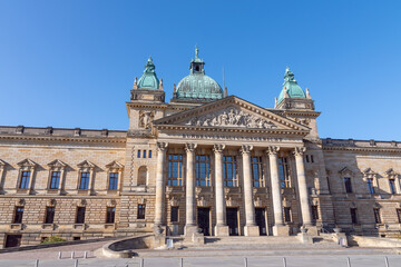 Gebäude Bundesverwaltungsgericht in Leipzig, Sachsen