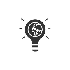 Eco energy icon isolated on white background. Environmental symbol modern, simple, vector, icon for website design, mobile app, ui. Vector Illustration