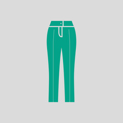Business Woman Trousers Icon