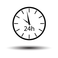 24 Hours Clock Icon