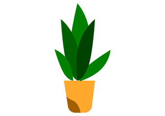 Symbol einer Zimmerpflanze