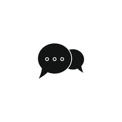 chat icon, isolated chat sign icon, vector illustration