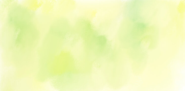 Abstract green watercolor background in high resolution
