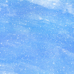 正方形　筆タッチで描いた水中背景