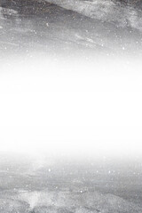 アナログの筆タッチで描いた墨としぶきの背景　コピースペース