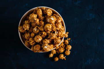 Vanilla caramel popcorn