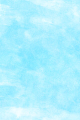 Sky blue background drawn with an analog brush touch