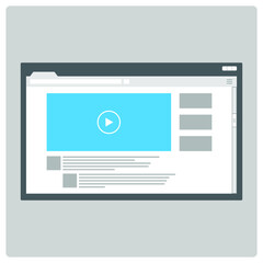 Vector illustration for Website Software EPS10