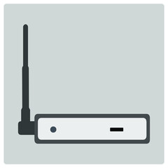 Vector illustration for Wireless NICs EPS10