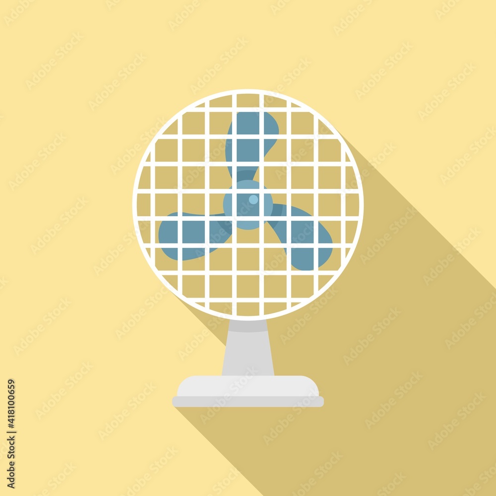 Aufkleber frame ventilator icon. flat illustration of frame ventilator vector icon for web design