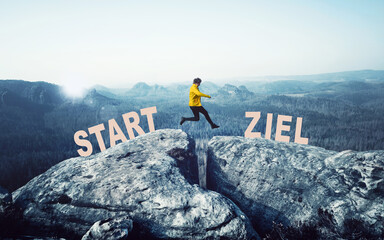 Start und Ziel