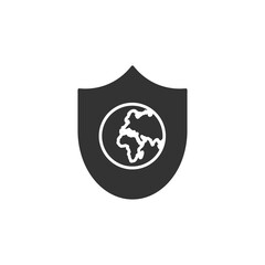 Save planet icon isolated on white background. The environment symbol modern, simple, vector, icon for website design, mobile app, ui. Vector Illustration