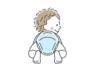 ベビーカーを押すお母さんのイラスト Wall Mural Wallpaper Murals R Design ベビーカーを押すお母さんのイラスト Wall Mural Wallpaper Murals R Design