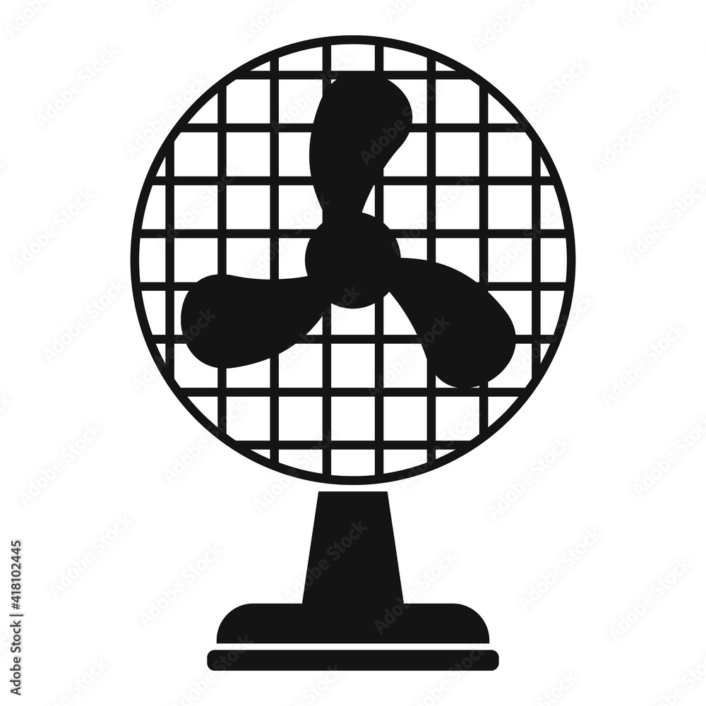 Aufkleber frame ventilator icon. simple illustration of frame ventilator vector icon for web design isolated o