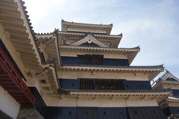 Fototapeta na wymiar 春の松本城