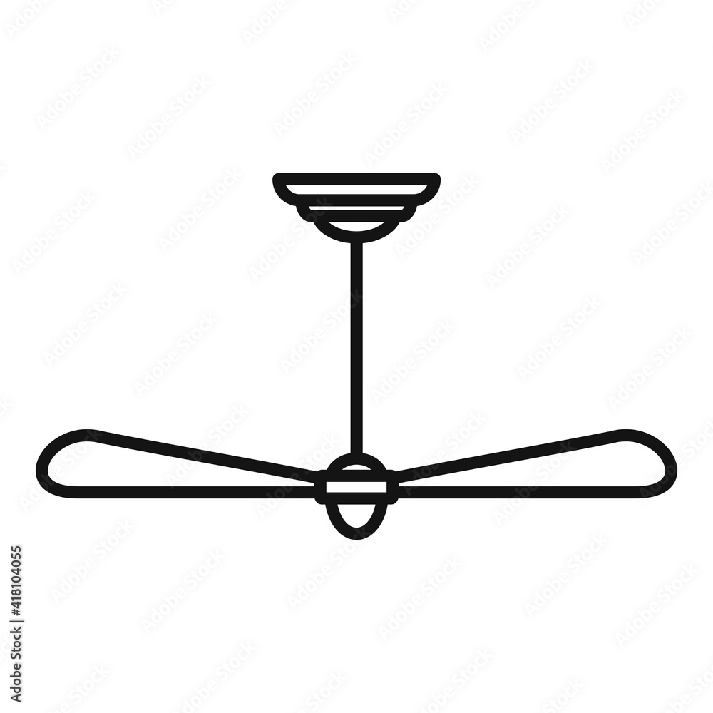 Aufkleber room propeller icon. outline room propeller vector icon for web design isolated on white background