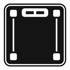 Fitness smart scales icon. Simple illustration of Fitness smart scales vector icon for web design isolated on white background