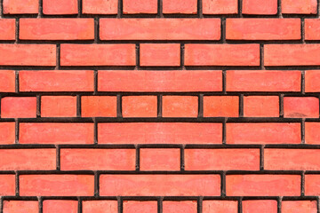 Red brick wall. Texture of old brown and red brick wall backgorund.