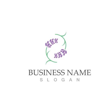 Fresh Lavender Logo Vector Template