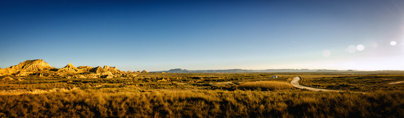 Obraz premium Bardenas Reales is a Spanish Natural Park