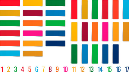 Sdgsカラーの付箋イラストセット No 02 Wall Mural Wallpaper Murals Tota