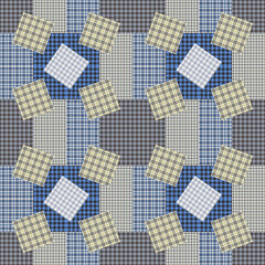  Tartan Patchwork Seamless Rustic Pattern