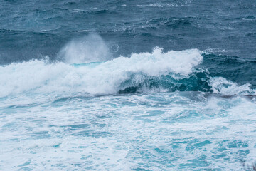 角島　冬の日本海