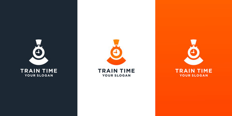 train time logo design vector © euforia