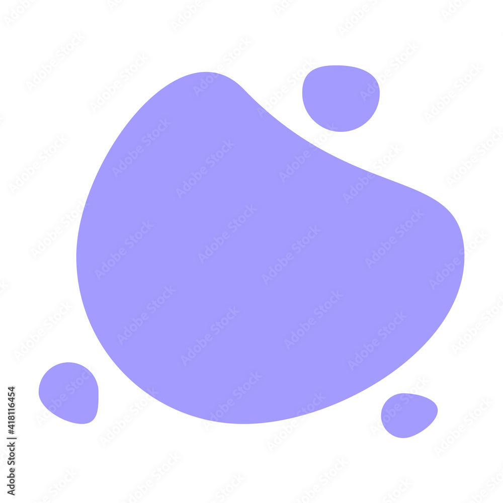 Poster flat shape fluid blob background in minimal trendy style. liquid stain geometric form. modern graphi