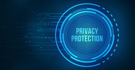 Internet, business, Technology and network concept. Cyber security data protection business technology privacy concept.