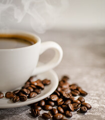 Aromatic coffee aroma from fresh ingredients