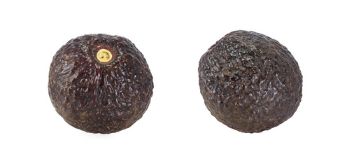 avocado isolated on white background,