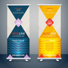 Creative Roll-up Banner Design Template In This Year