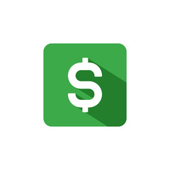 Dollar Money Symbol. Web Icon Logo Template Design Element.