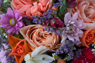 A gorgeous bouquet of summer and meadow flowers.